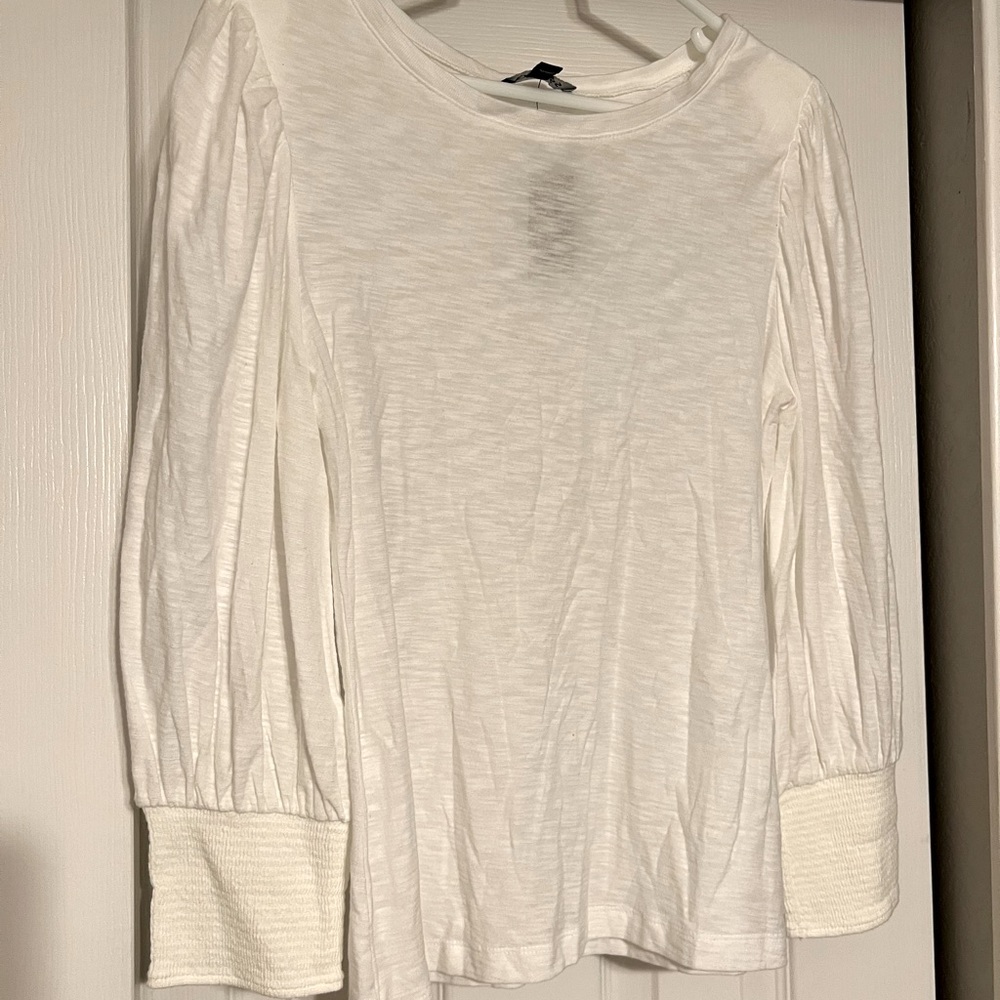 Cute mini puff sleeve top